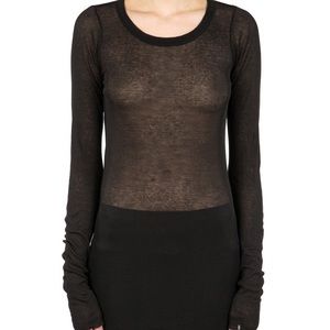 Rick Owens S2019 long sleeve top